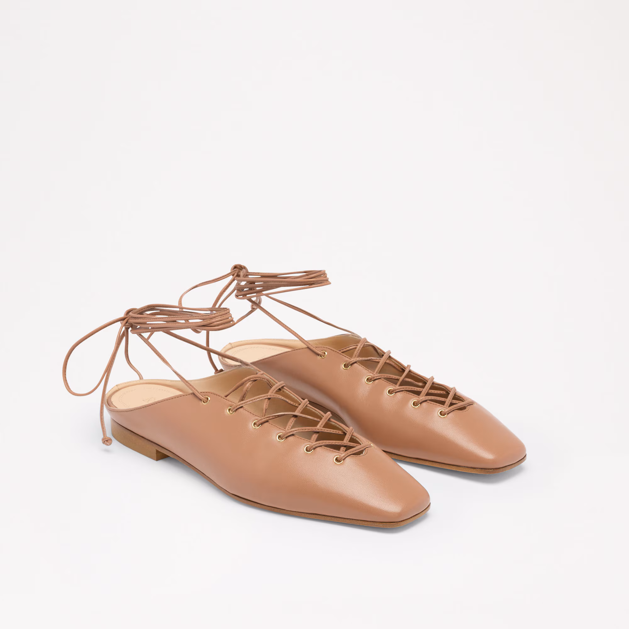 Carden LaceUltra Thin Lace Up Flat