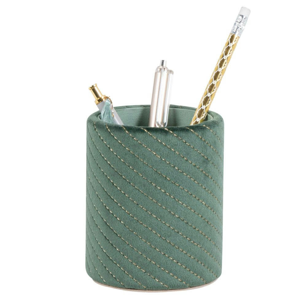 - Pot à crayons vert pétrole