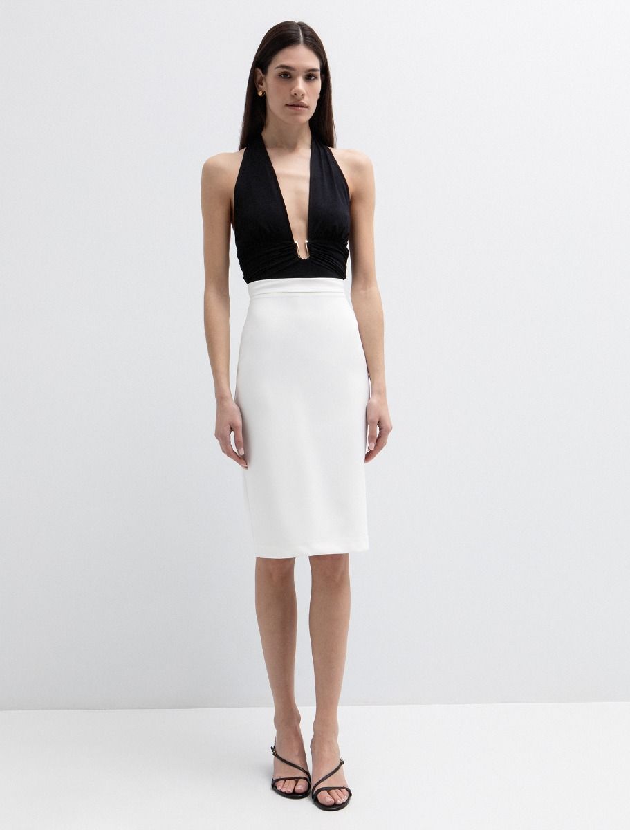 Halter τοπ με κρίκο