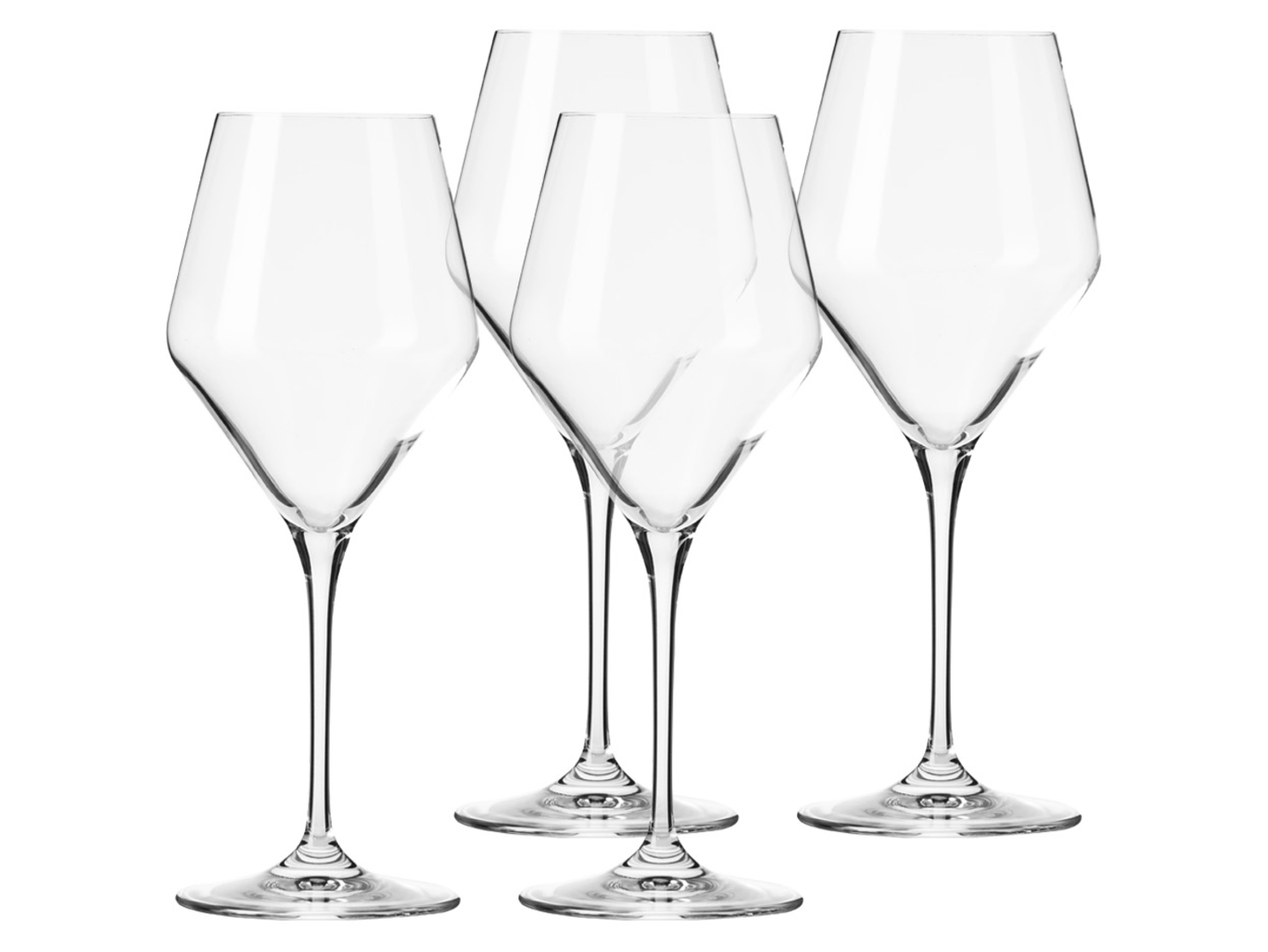 Komplet 4 kieliszków do czerwonego wina Ray Krosno 450 ml