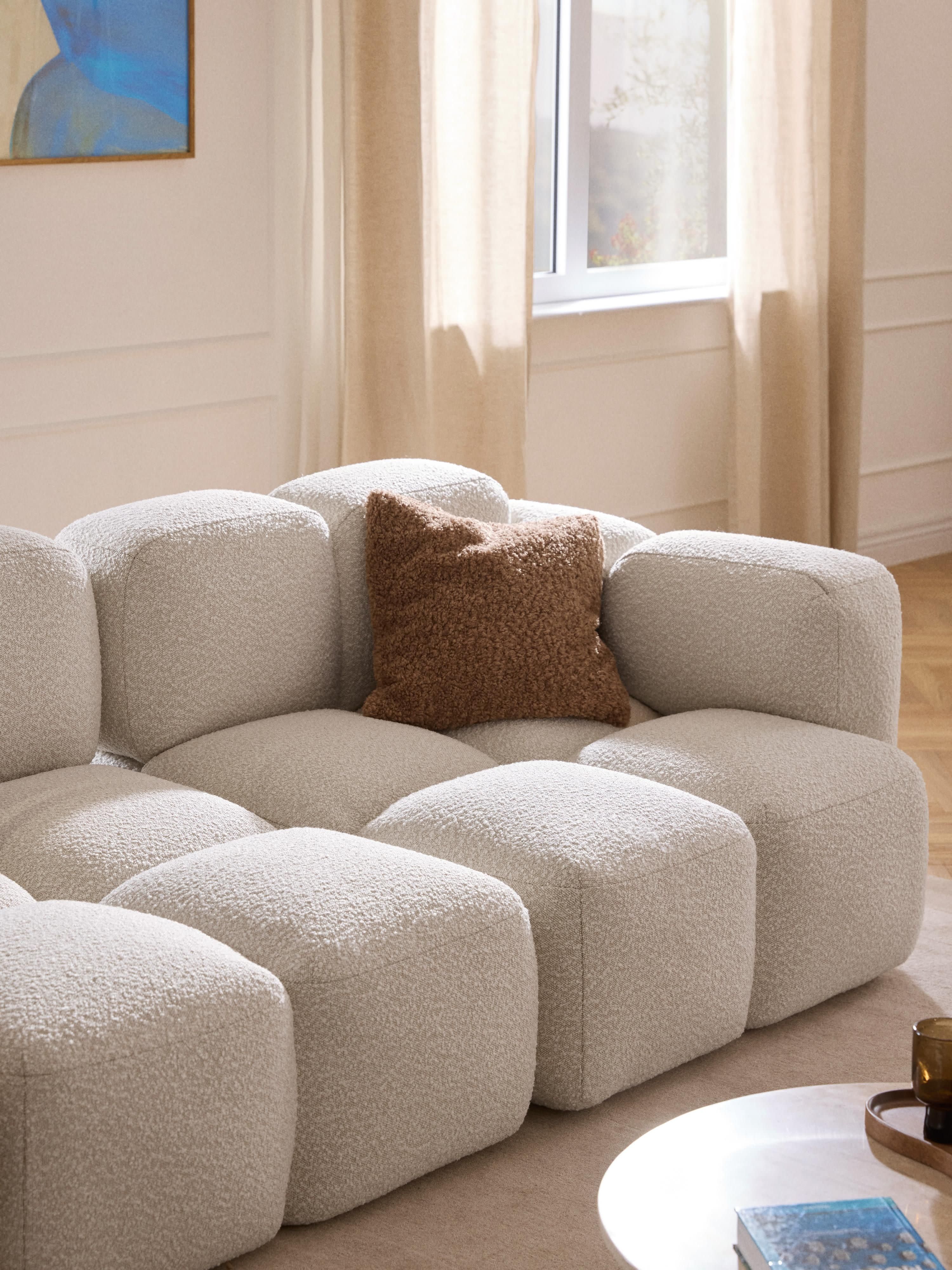 Eckmodul Tayla aus Bouclé