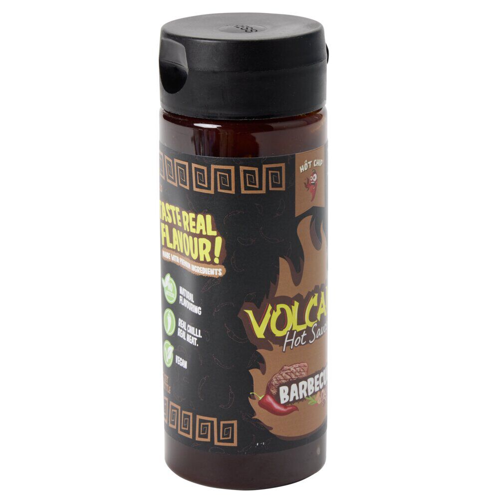 Sauce piquante Hot Chip Volcano saveur barbecue 270ml