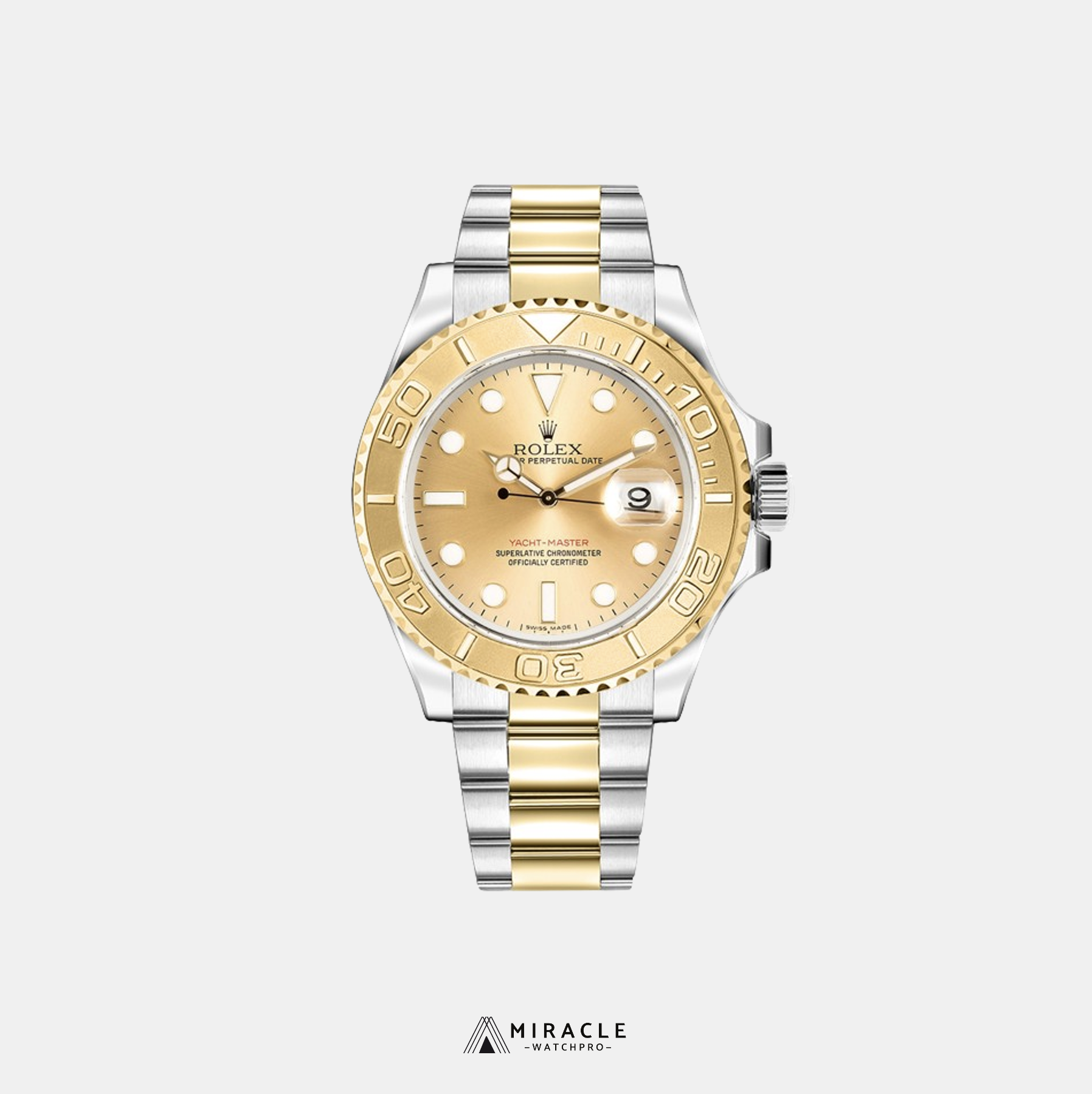 ROLEX-Yacht Master-REF.16623champagne color-ELITE CLONE-40MM-Replica Watch