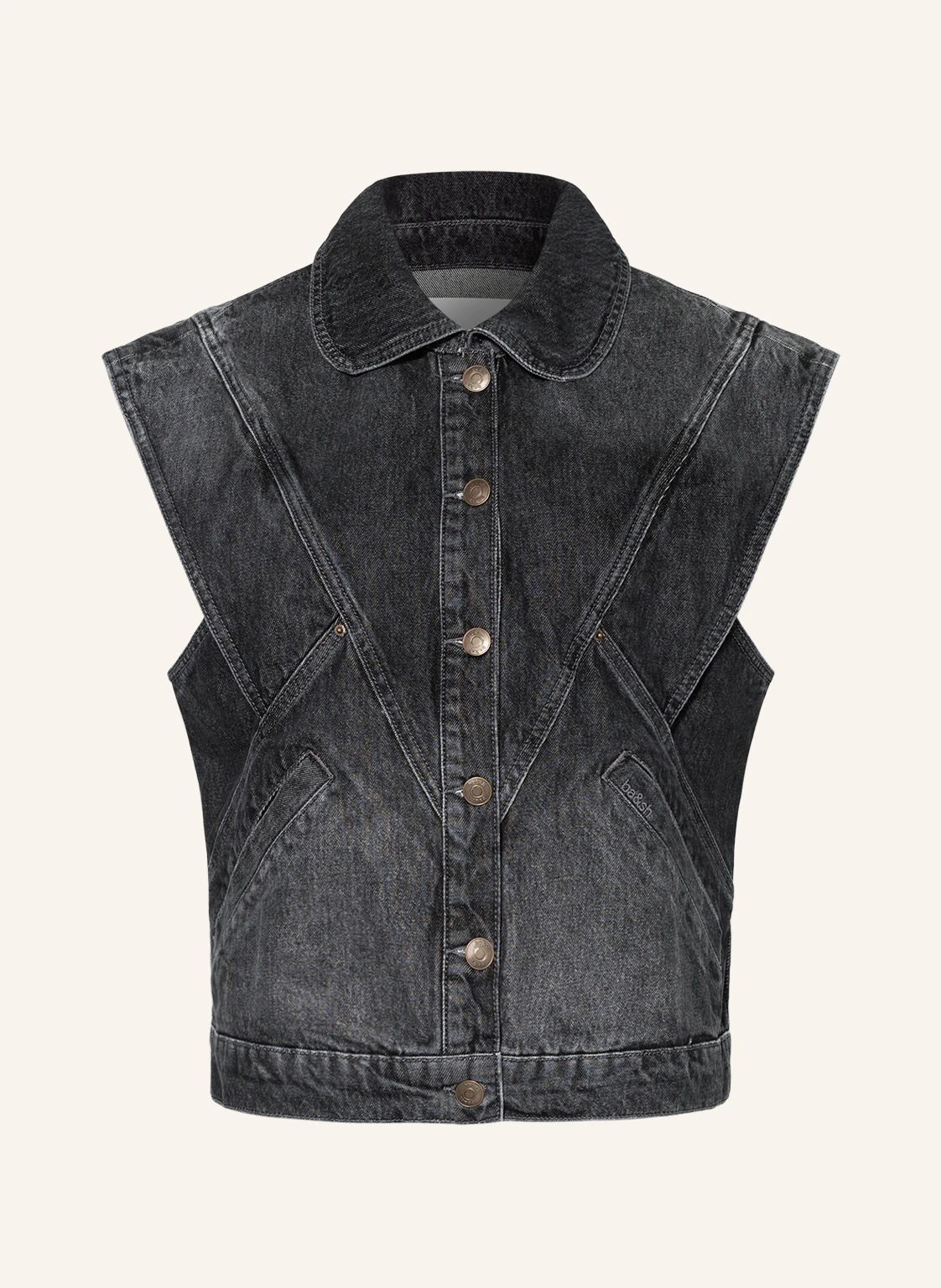 ba&sh Jeansweste MAX