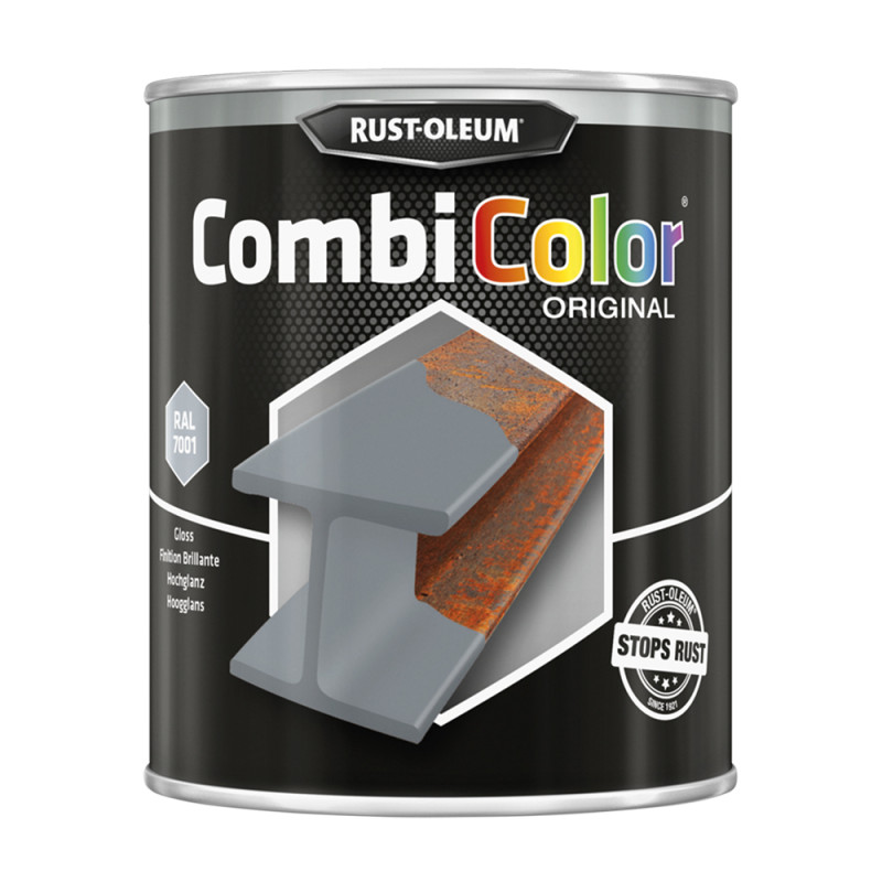 Laque CombiColor gris argent brillant 0,75 L RUST-OLEUM