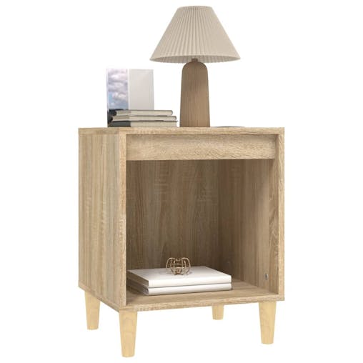 NNEVL Bedside Cabinets 2 pcs Sonoma Oak 40x35x50 cm