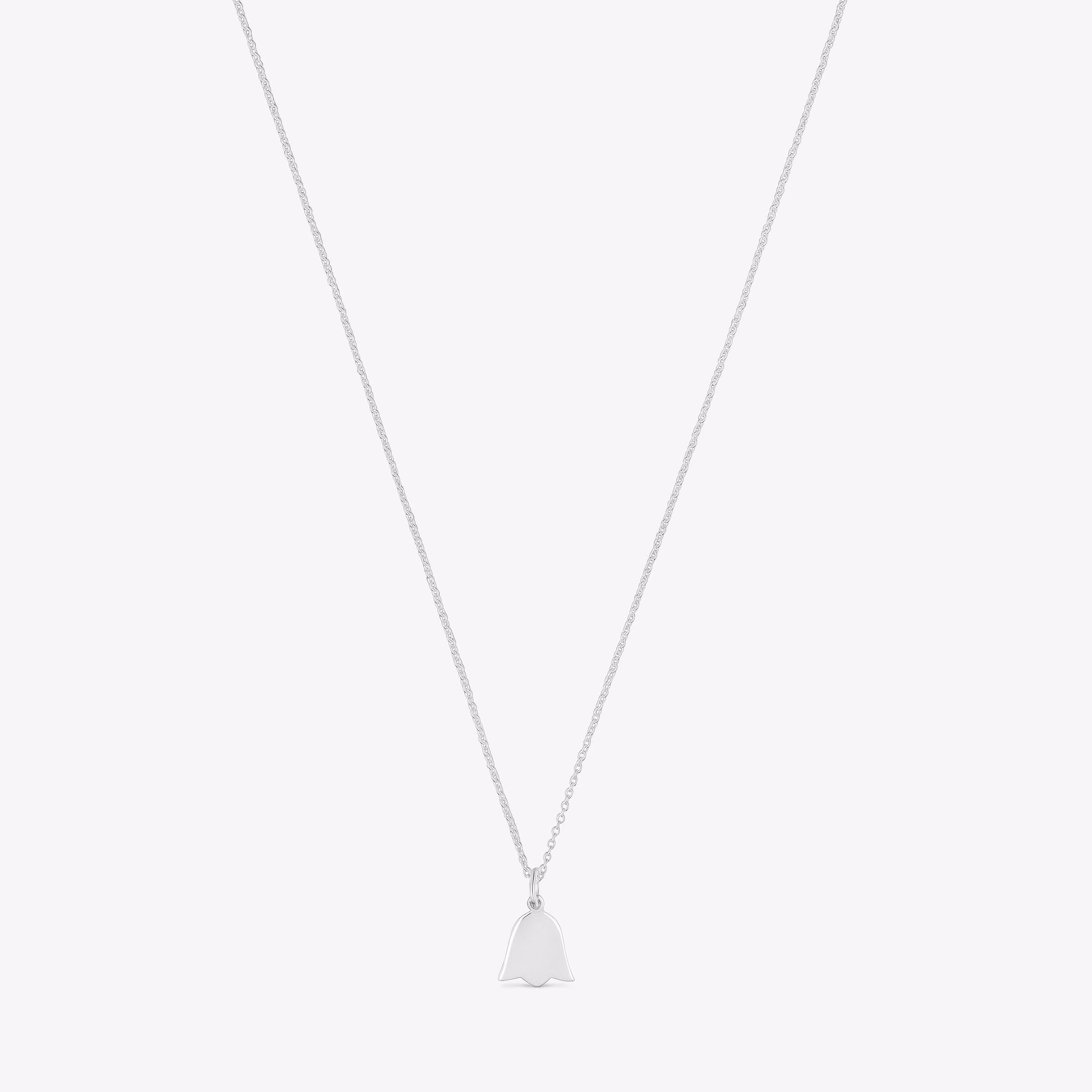 Collar corto tulipán de plata TOUS Motivos