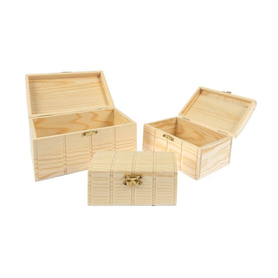Wooden Nesting Boxes Set 3 Pack