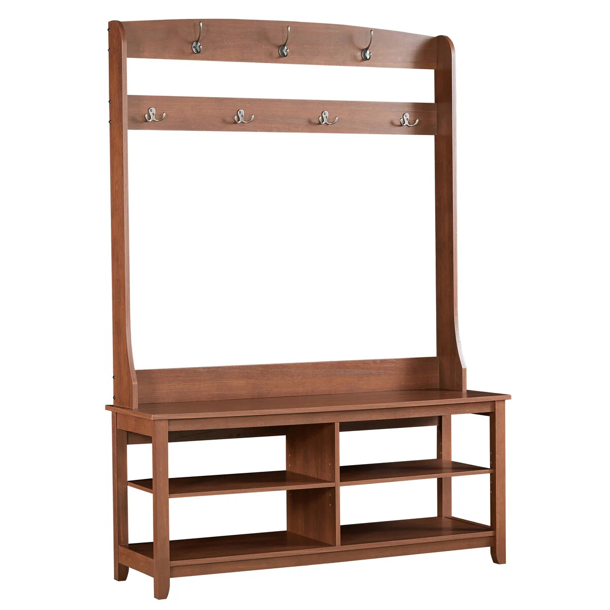 Saint Birch Salisbury 49-inches Hall Tree and Shoe Bench