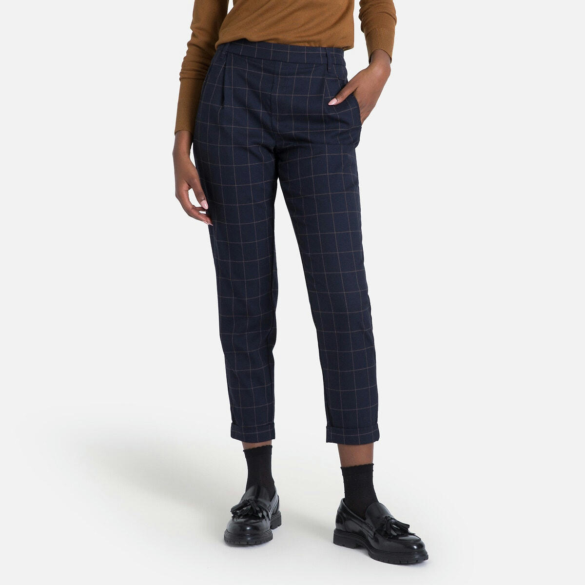 Pantalon à carreaux
