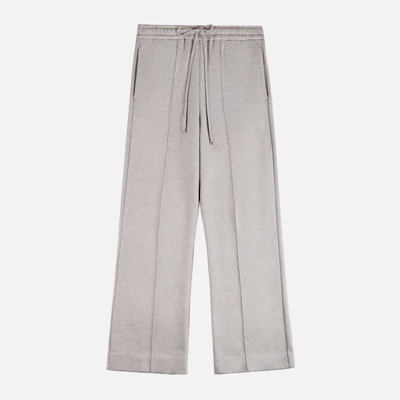 Trousers in cotton and cashmere