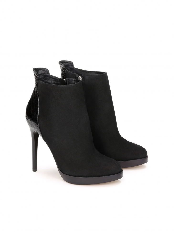Ladies' black booties
