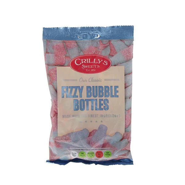 CRILLYS FIZZY BUBBLE BOTTLES 100g