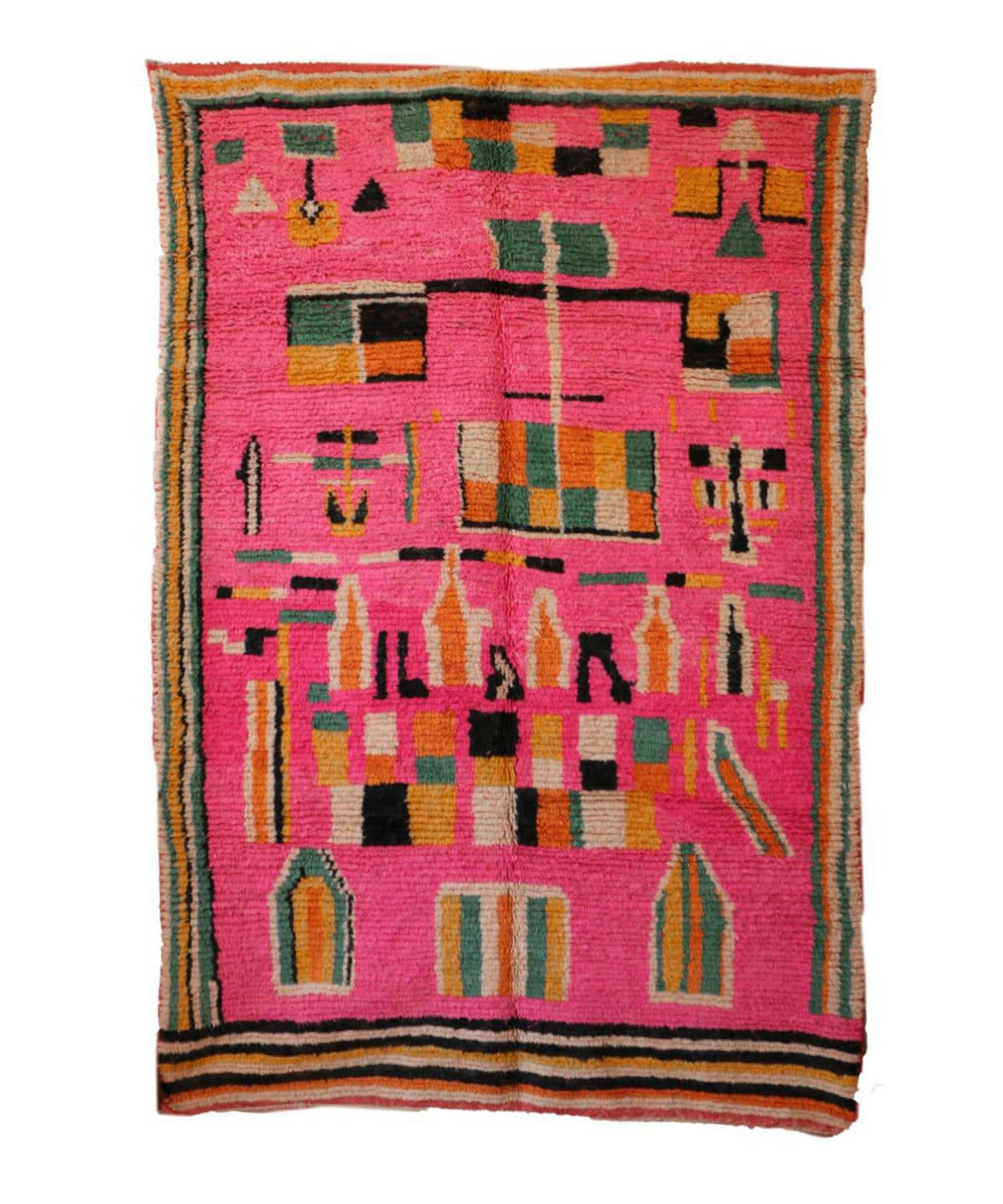 BERBERE - Tapis Berbere marocain pure laine 177x279