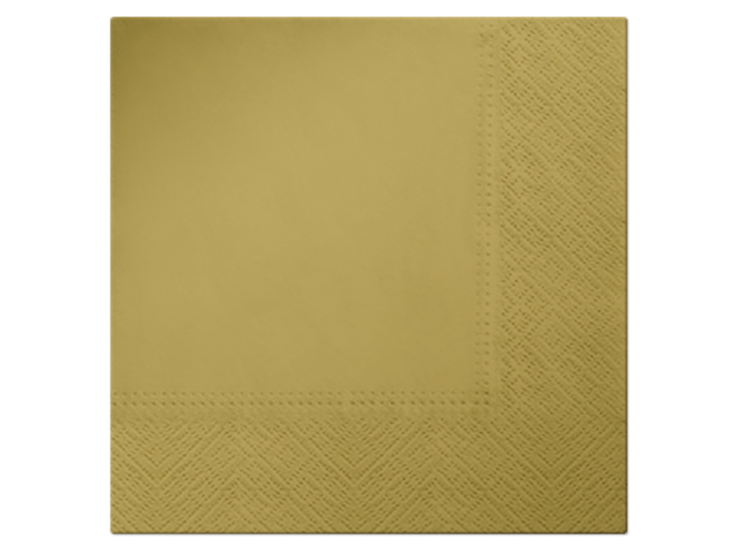 Serwetki Monocolor Gold 20 szt. 33x33 cm