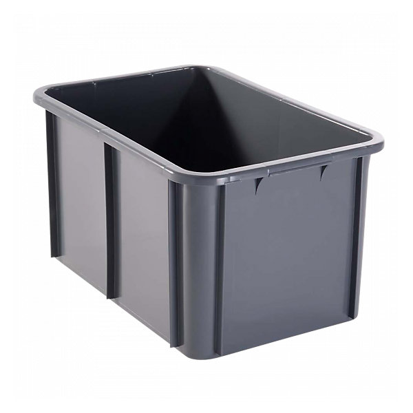 Bac Plastique Alimentaire 600x400x315 55 L gris