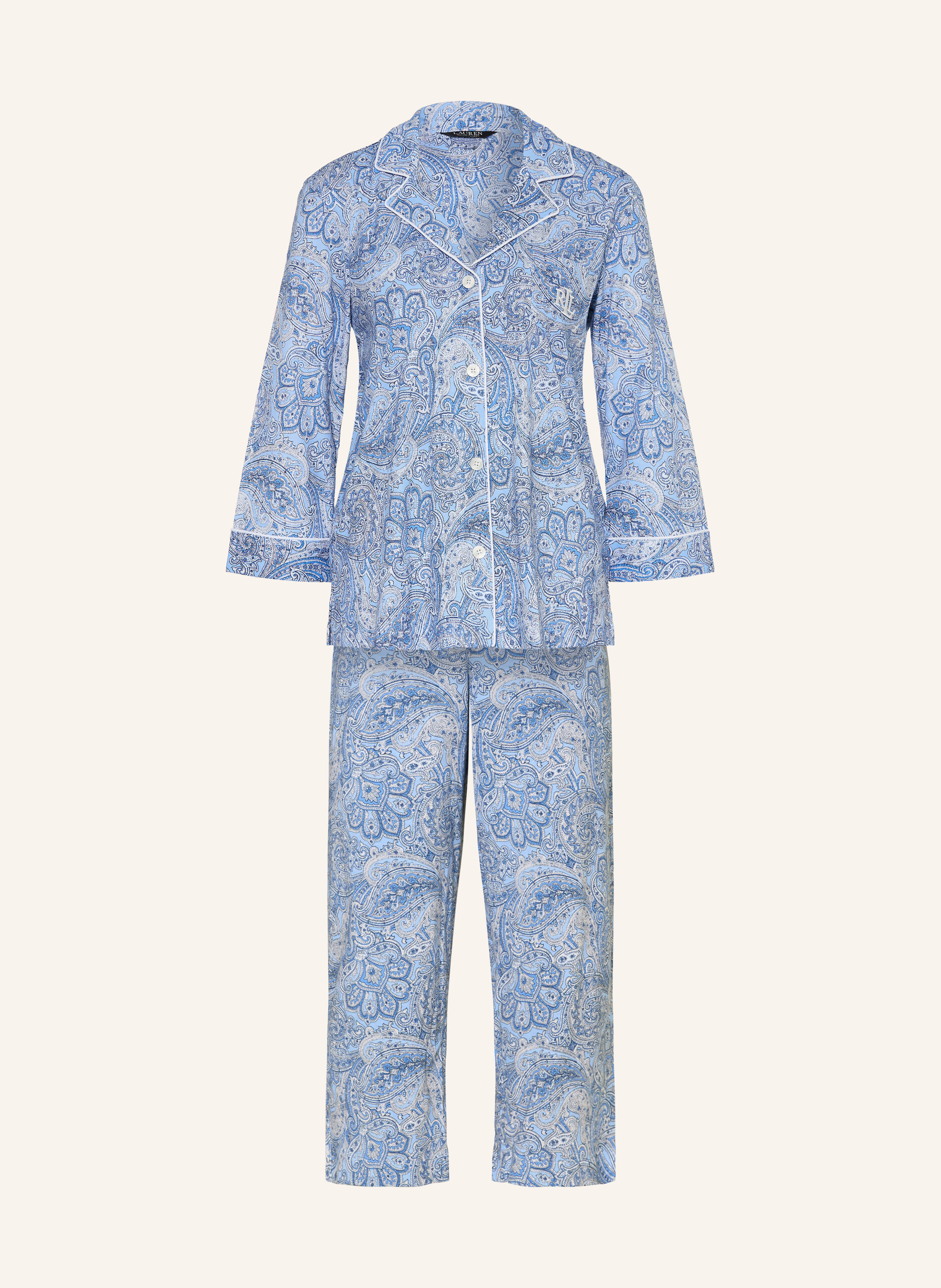LAUREN RALPH LAUREN 3/4-Schlafanzug