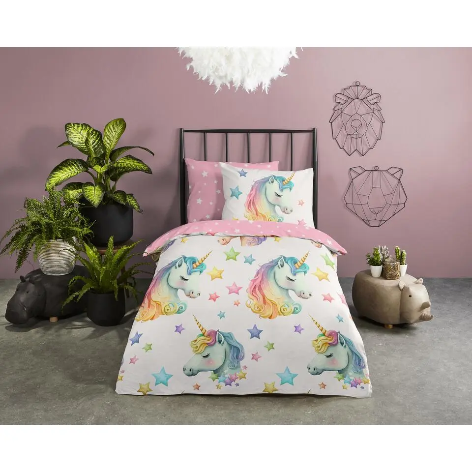 Pure Unicorn Fancy Kinderdekbedovertrek Multi