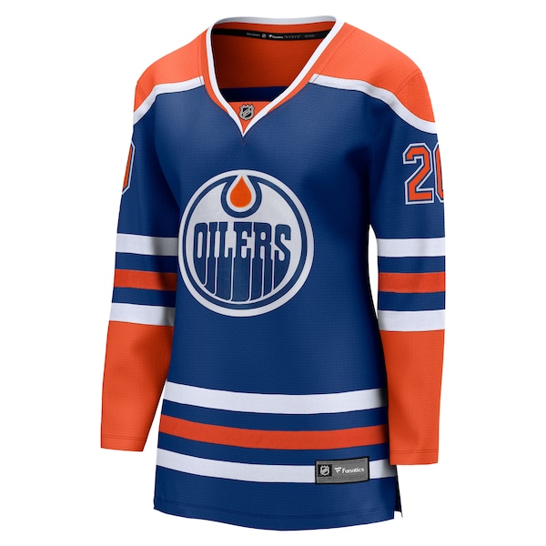 Curtis Lazar Edmonton Oilers  Women's Home Breakaway Jersey - Royal