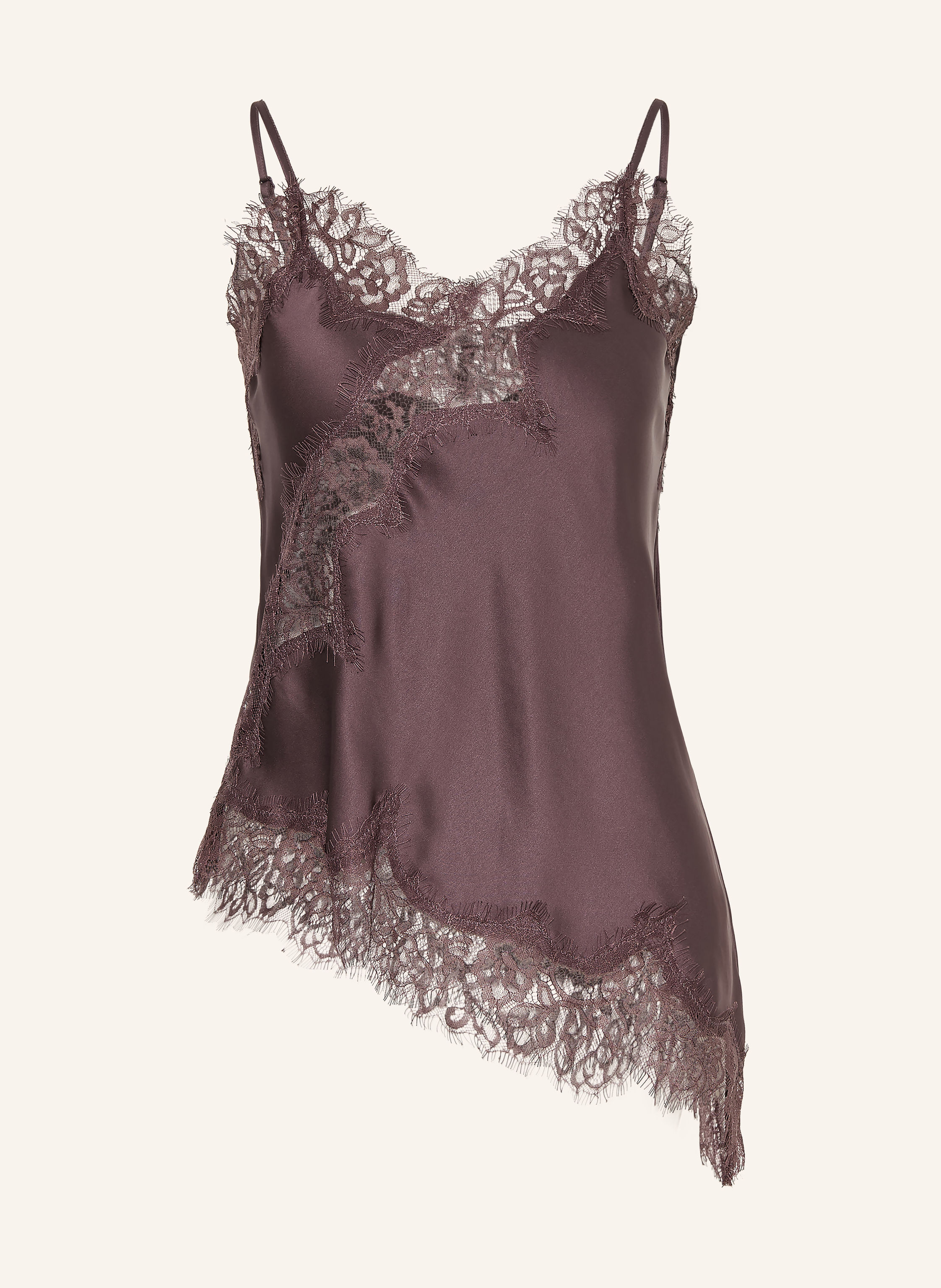 MRS & HUGS Satintop mit Spitze