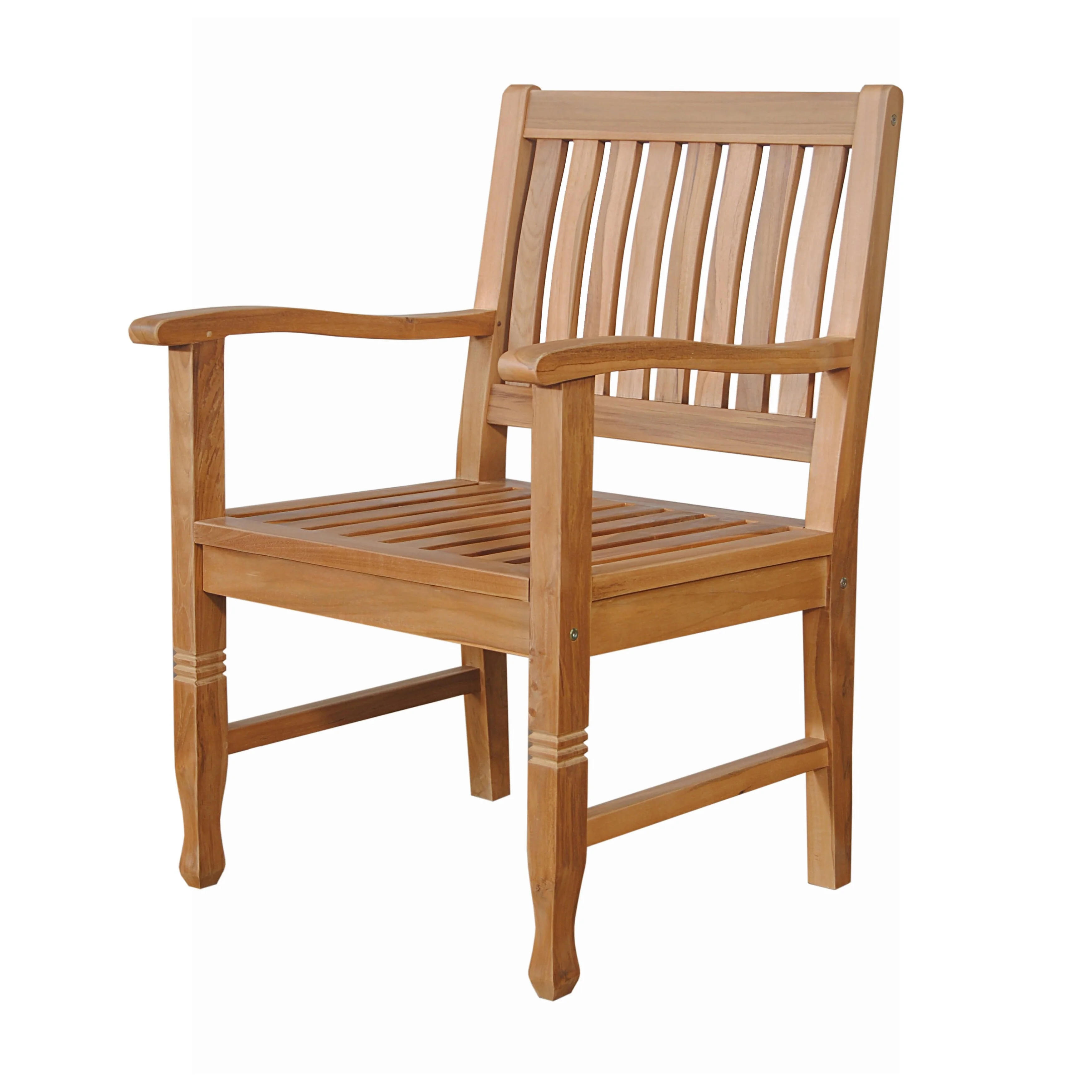 Rockford Teak Outdoor Dining Chair - N/A