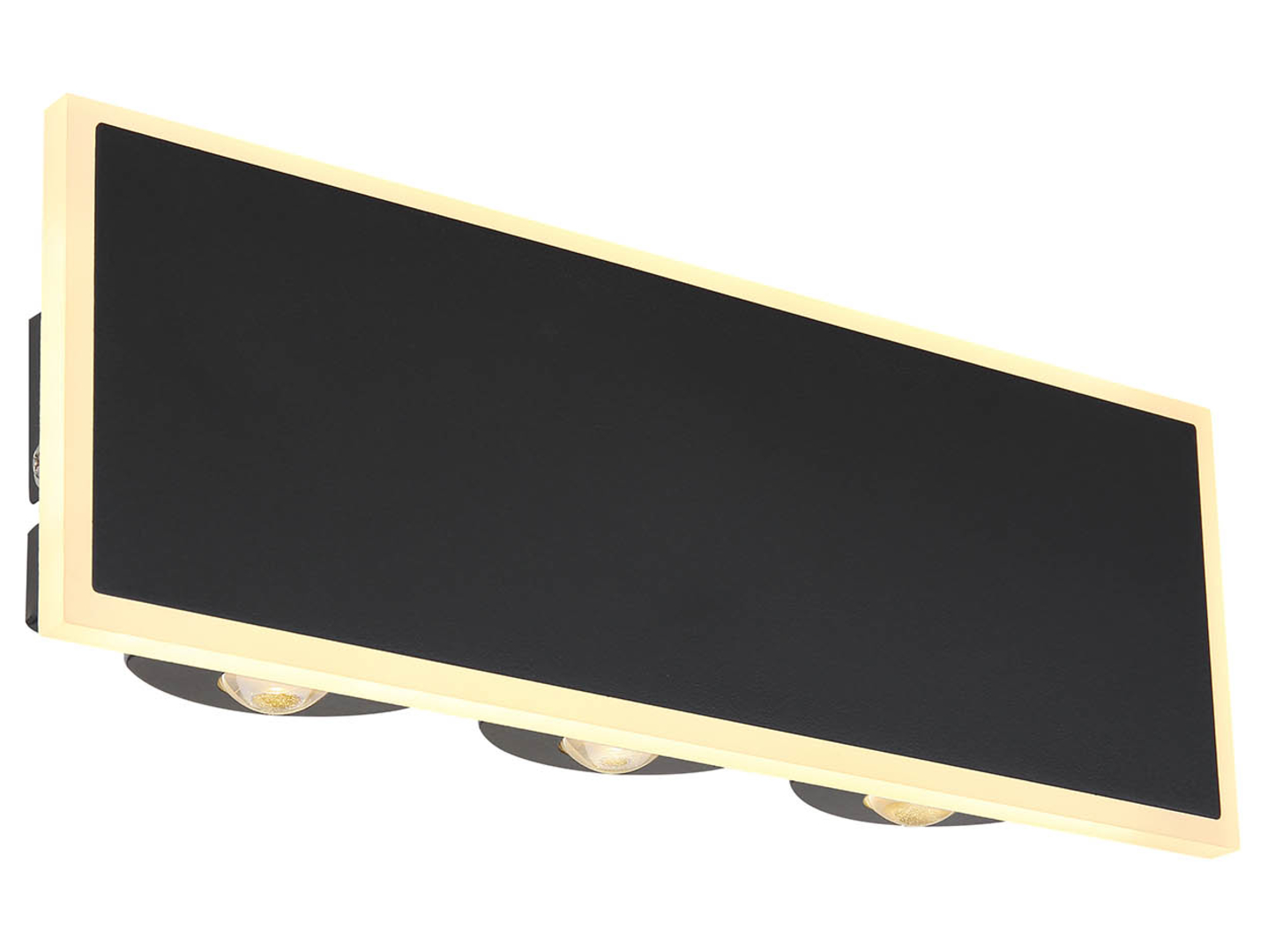 Kinkiet Saidy LED metalowy czarny
