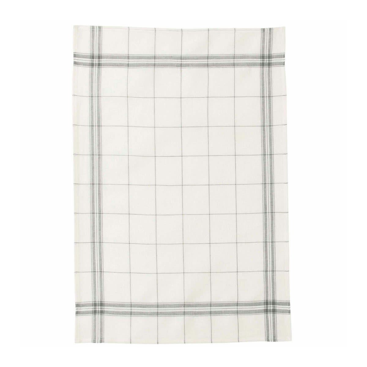 EGR - Torchon en lin gris 50x75