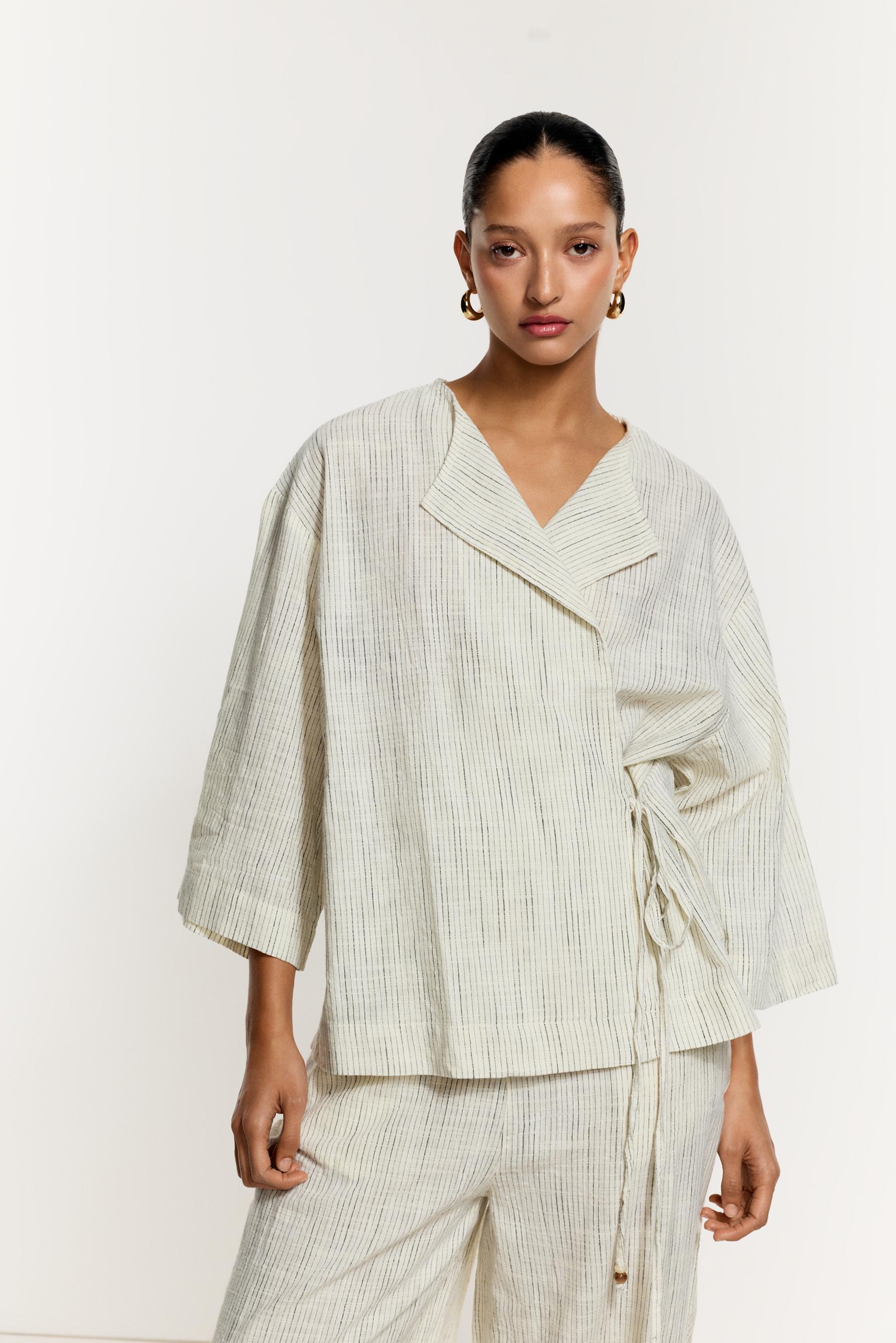 Kimono rústico lazada