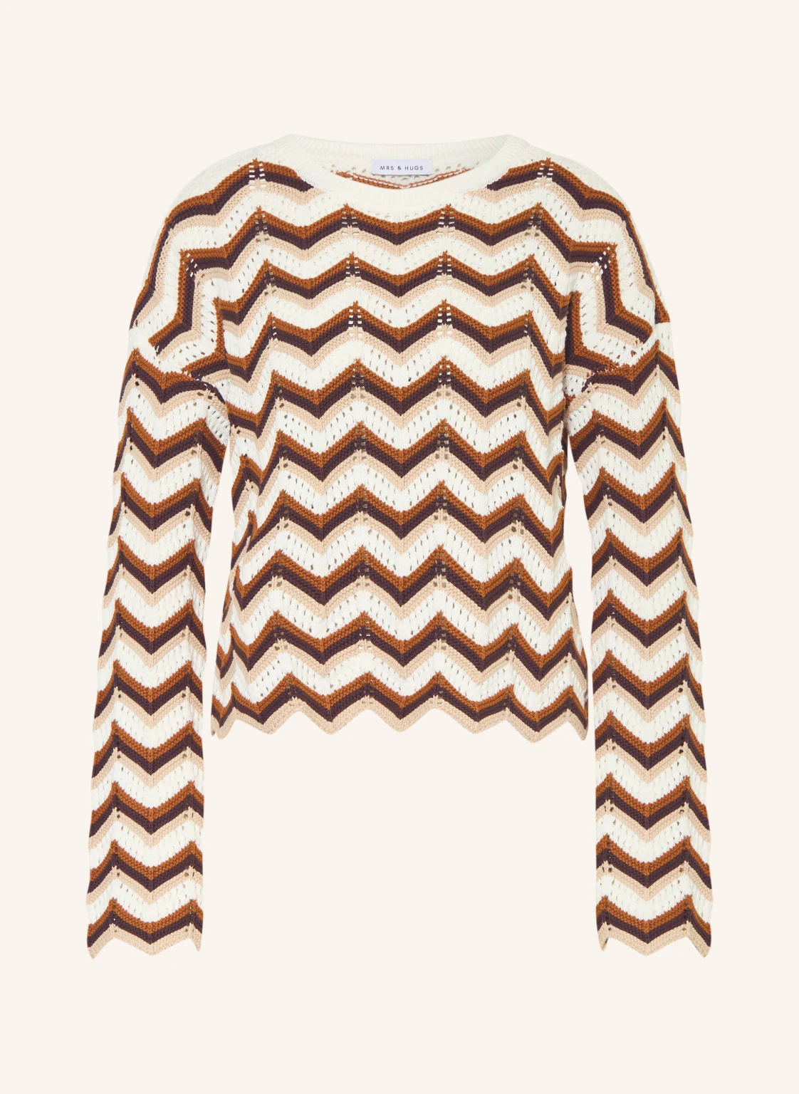 MRS & HUGS Häkelpullover