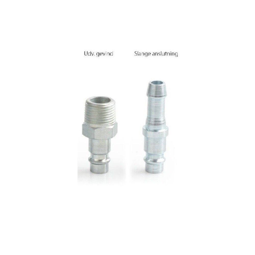 NIPPEL JWL 3/8" (10MM) MED SLANGEANSLUTNING
