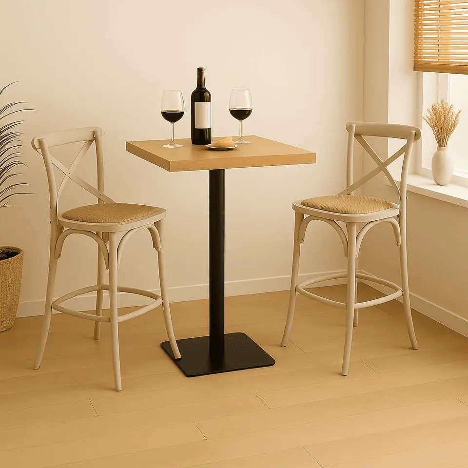 Signature - BISTROT Barkruk - Zwart - 42x70x35 cm