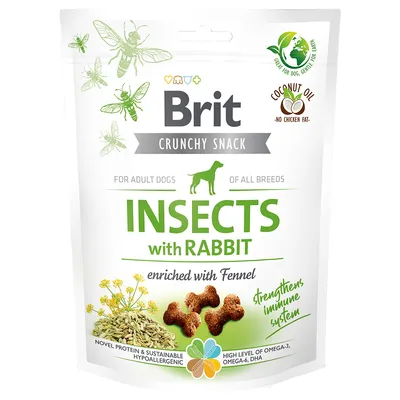 Brit Care Crunchy Cracker insects, rabbit & fennel