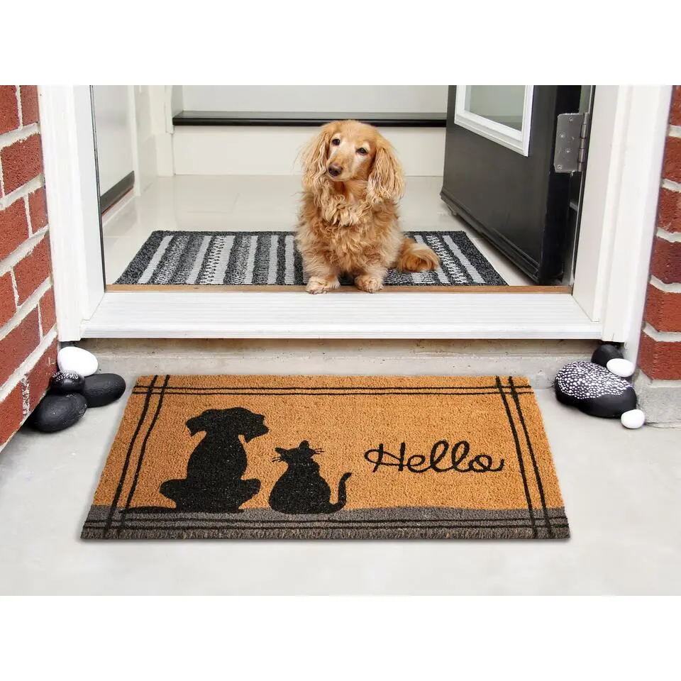 MARAGANG - Deurmat - Natuurlijk - 60 x 90 cm - Kokos