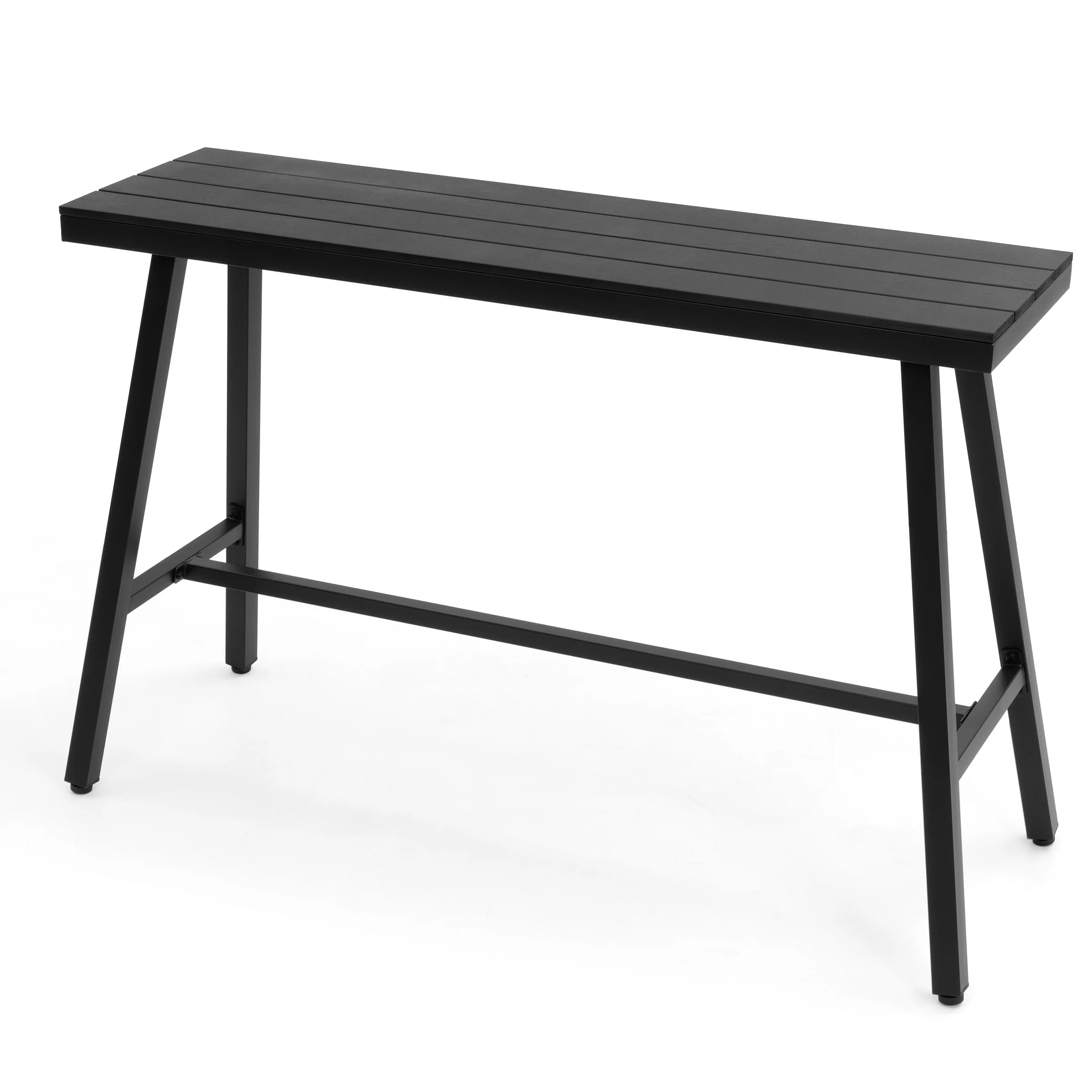 Pellebant Outdoor Bar Table Patio Rectangular