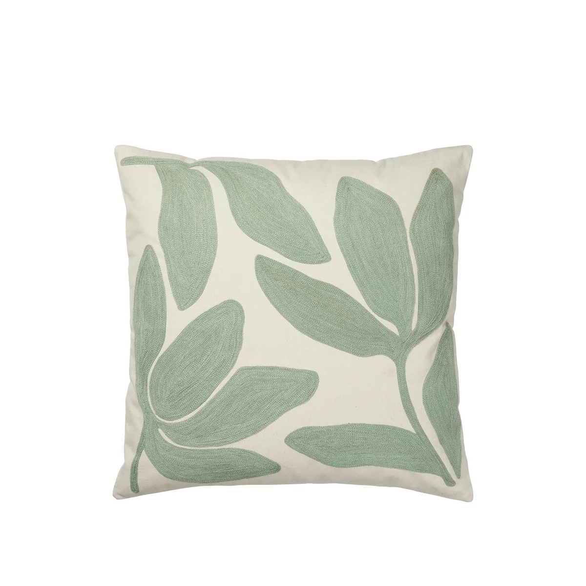 Broste Copenhagen - Herbert Kissenbezug, 50 x 50 cm, sage green / natur