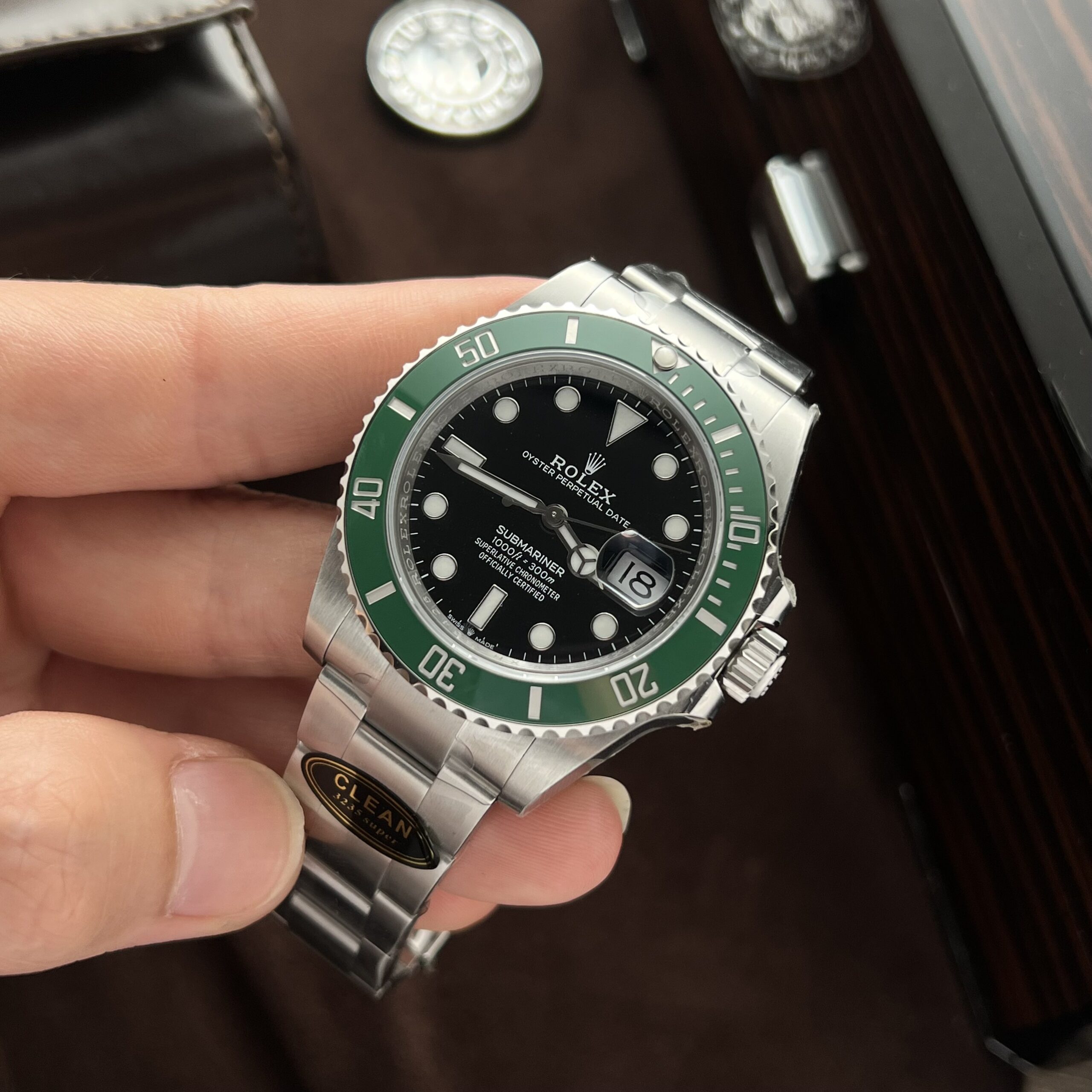 Rolex Submariner 126610LV Stabucks 904L Steel Black Dial 41mm Oyster Super Clone