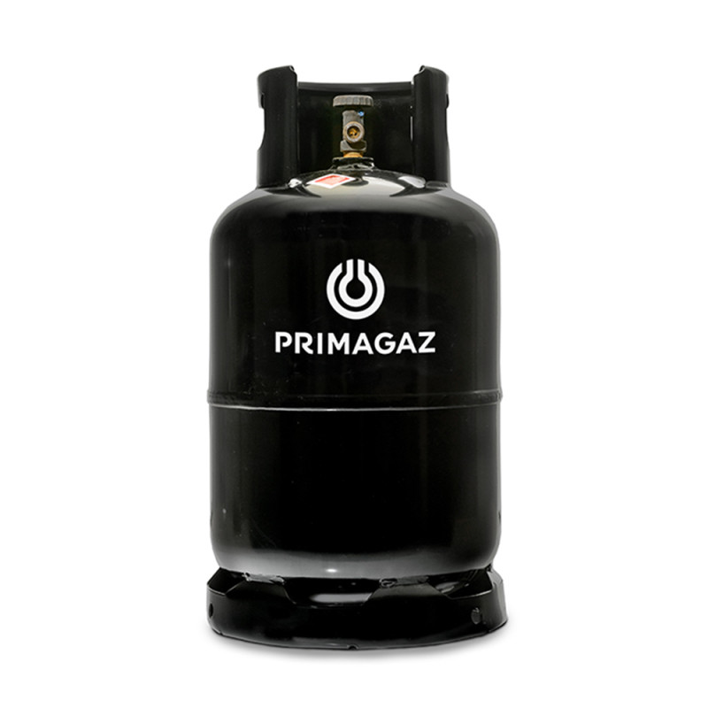 Bonbonne de gaz propane à filetage extérieur PrimaBlack 10,5 kg PRIMAGAZ