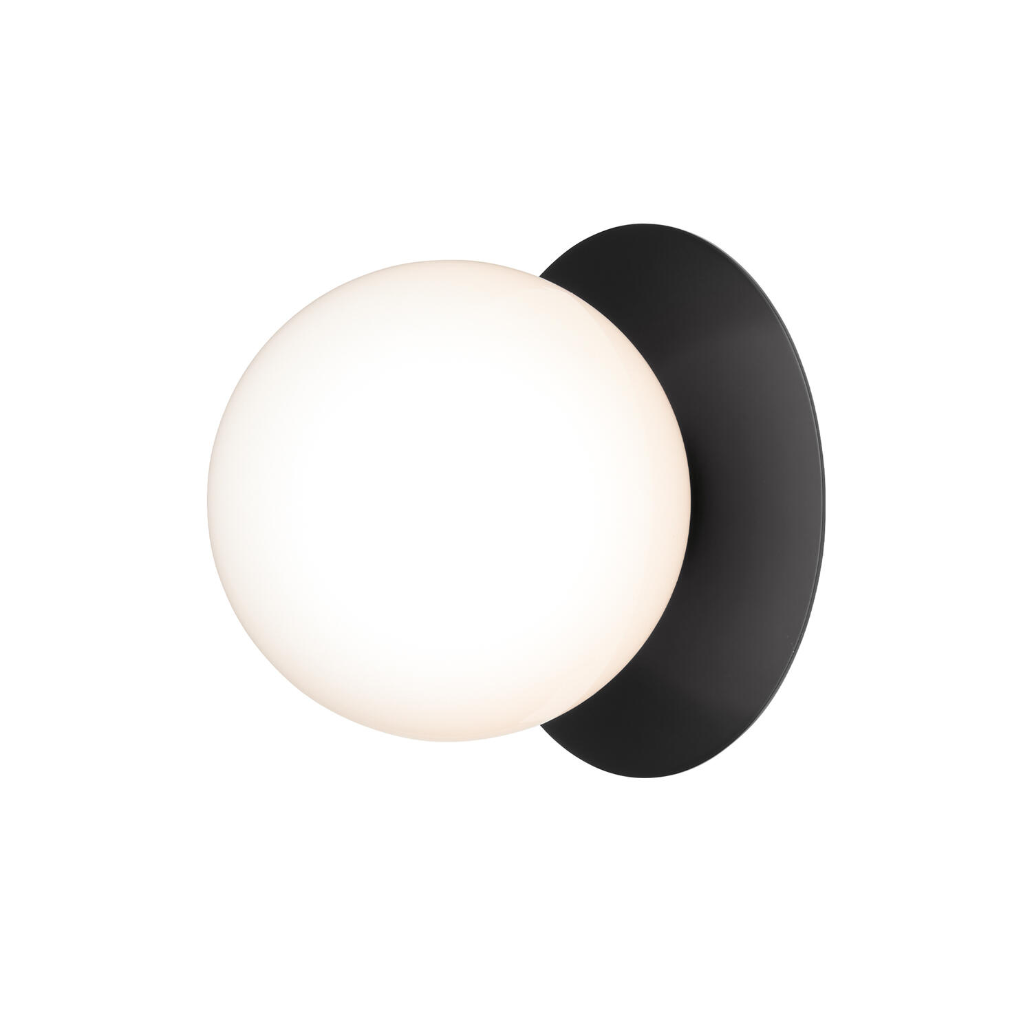Liila 1 Outdoor Wall Lamp, black/opal