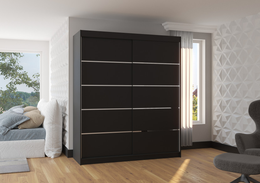 Szafa przesuwna SPECTRA 180 Black