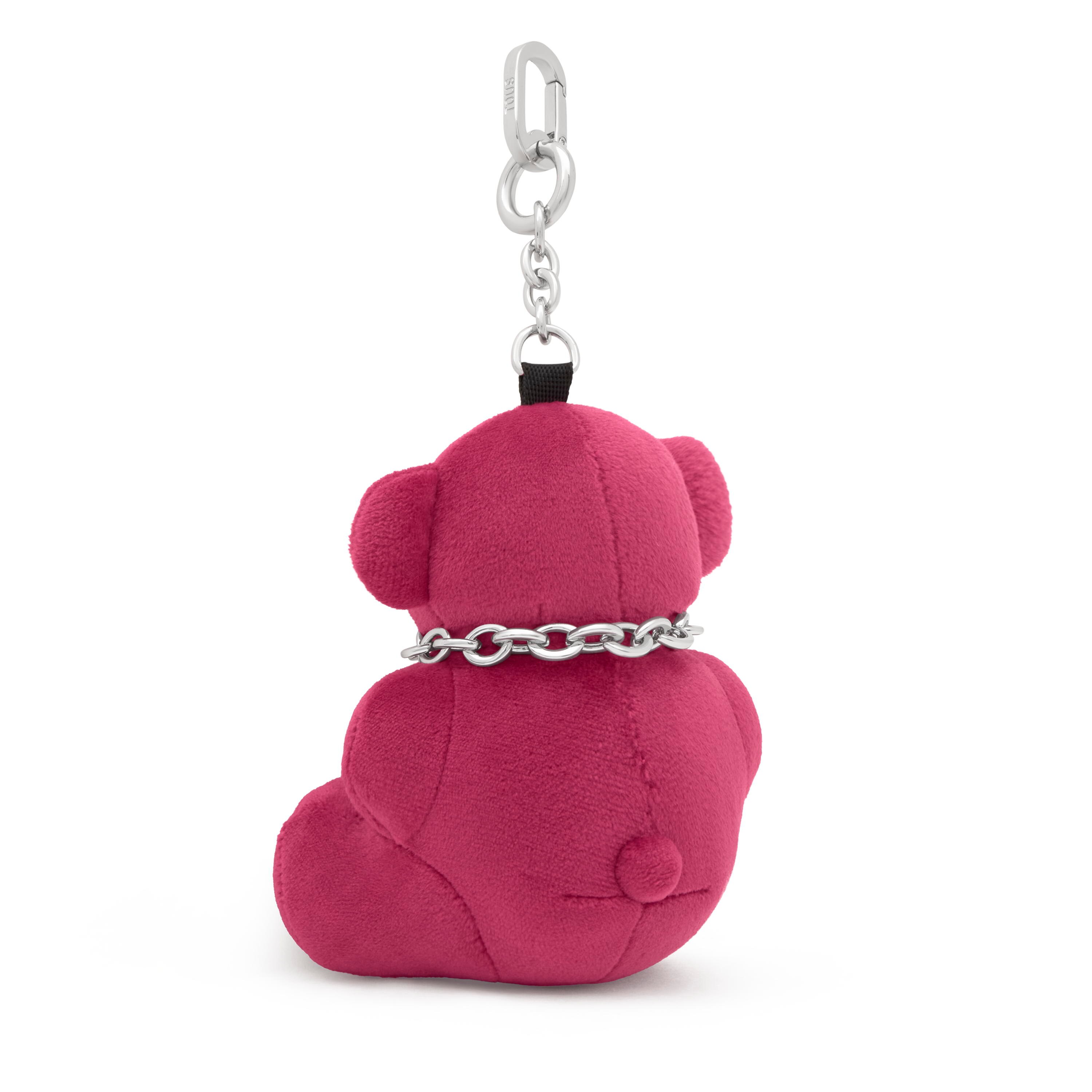 Llavero rosa Bold Bear Velvet
