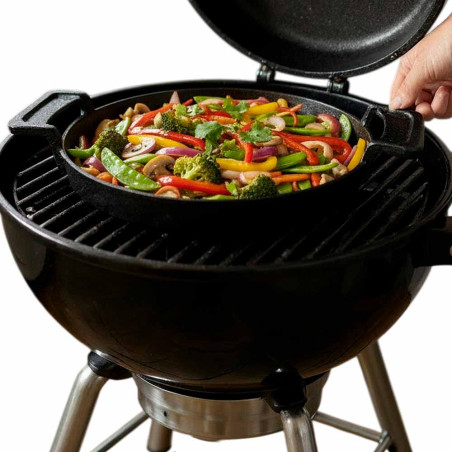 Plancha ronde en fonte émaillée 30 cm - Nordic Flame