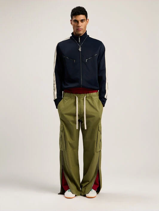 Curved Logo Cargo Pants