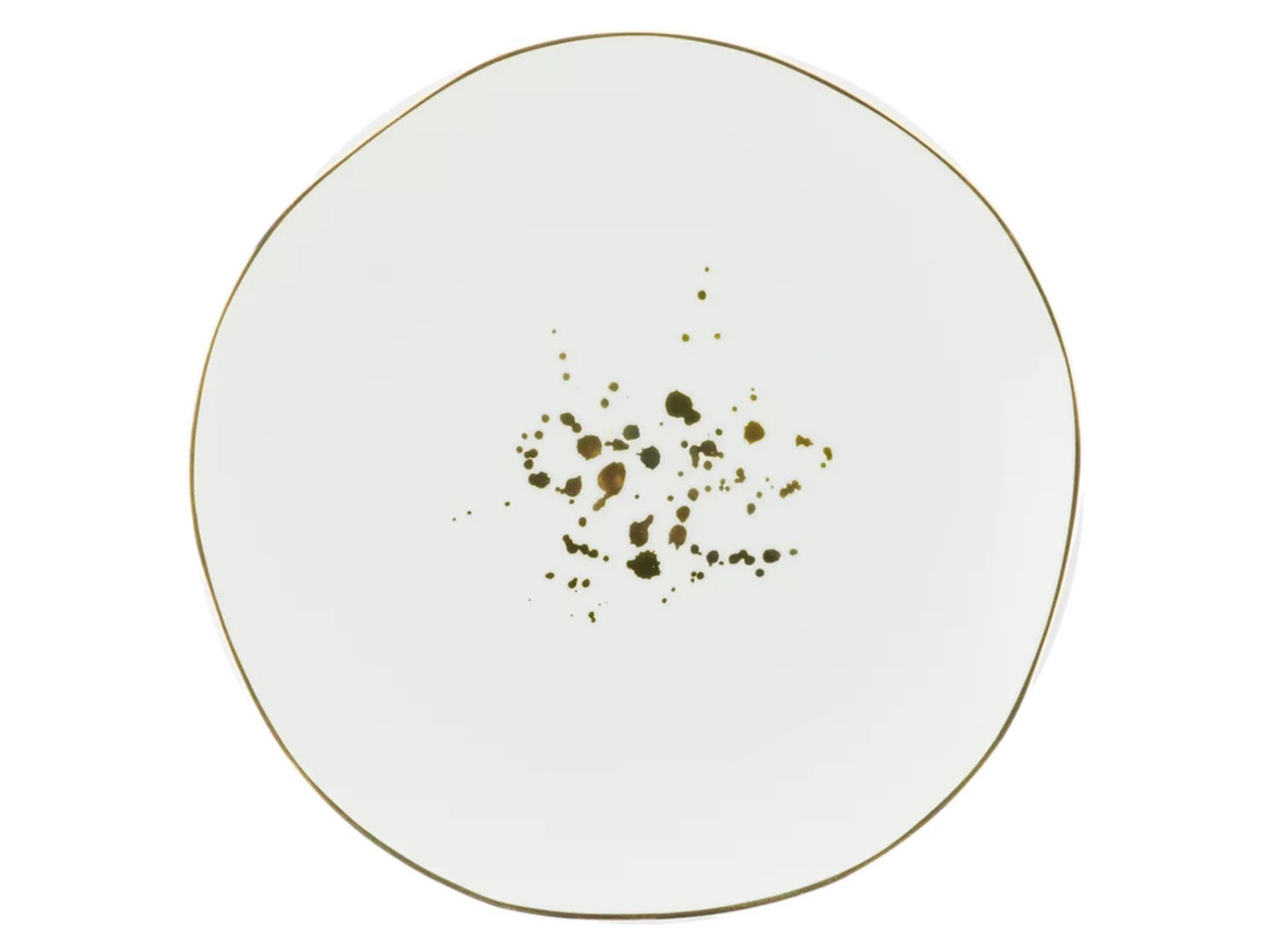 Talerz deserowy porcelanowy Onix 20,5 cm biały