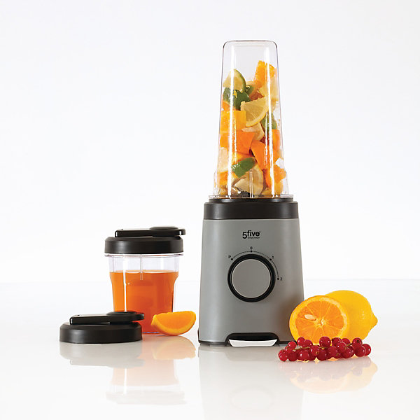Blender avec 2 bouteilles 300ml / 600 ml - Gris- 5five