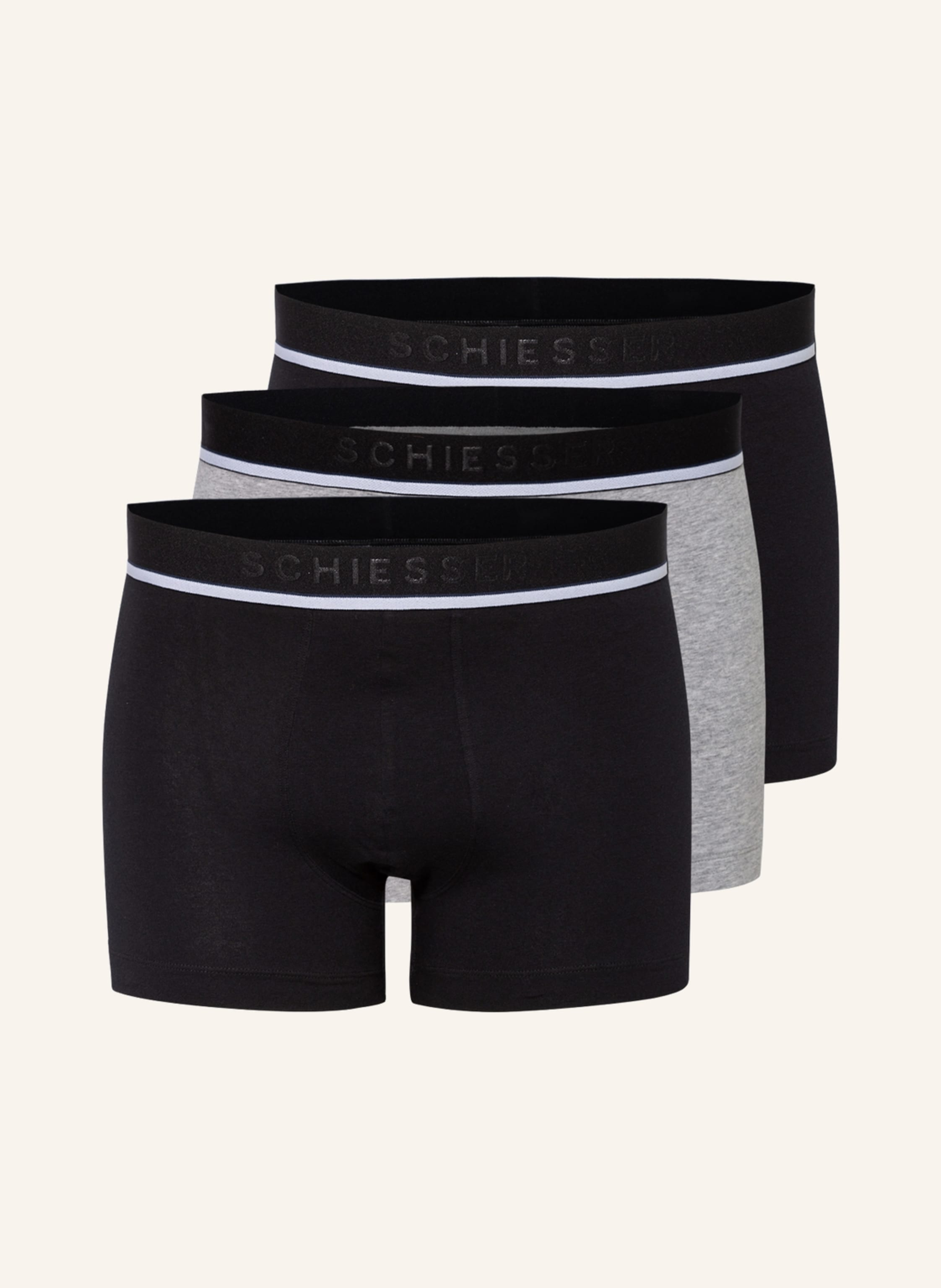 SCHIESSER 3er-Pack Boxershorts 95/5