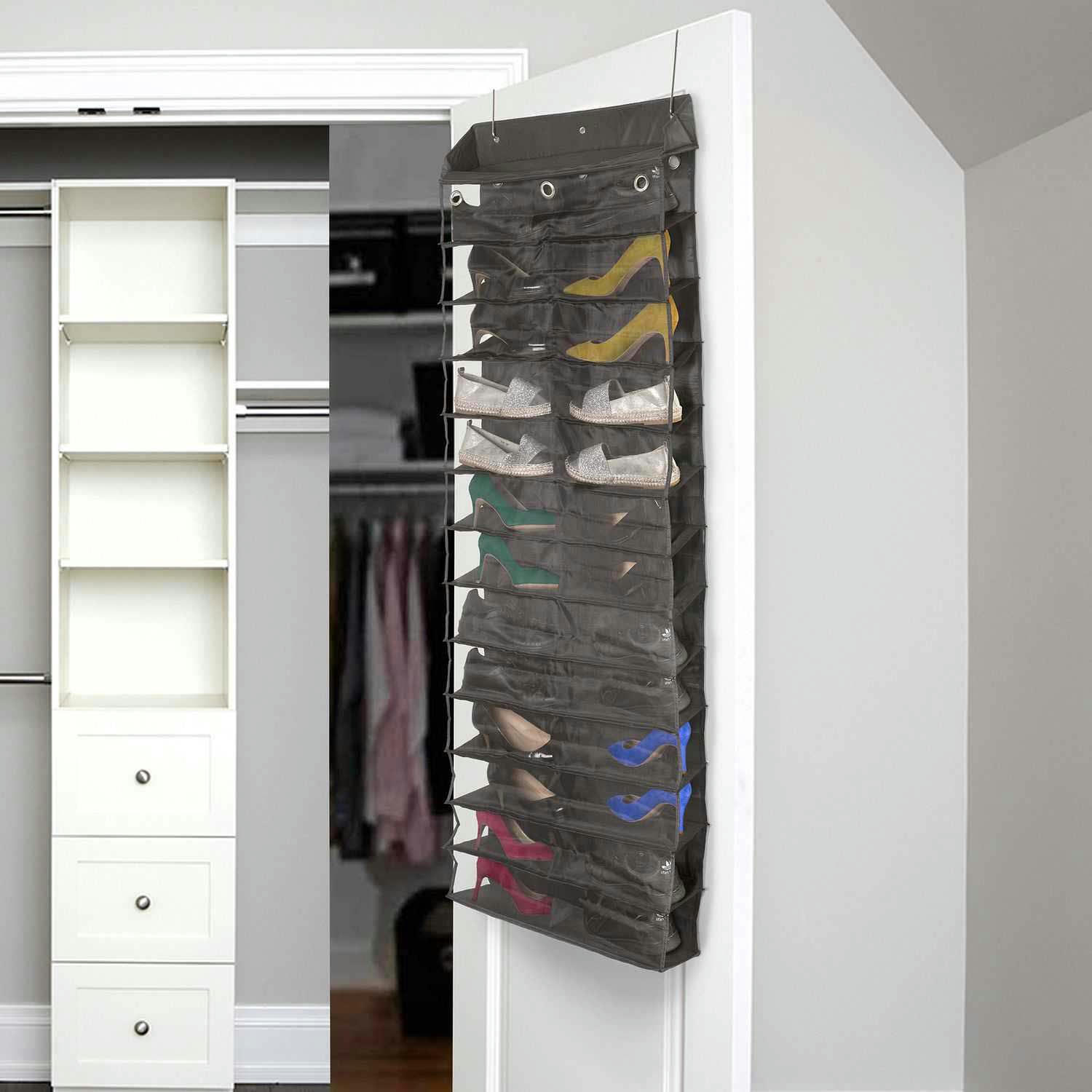 - Rangement suspendu pour chaussures 13 paires 55 x 170 cm