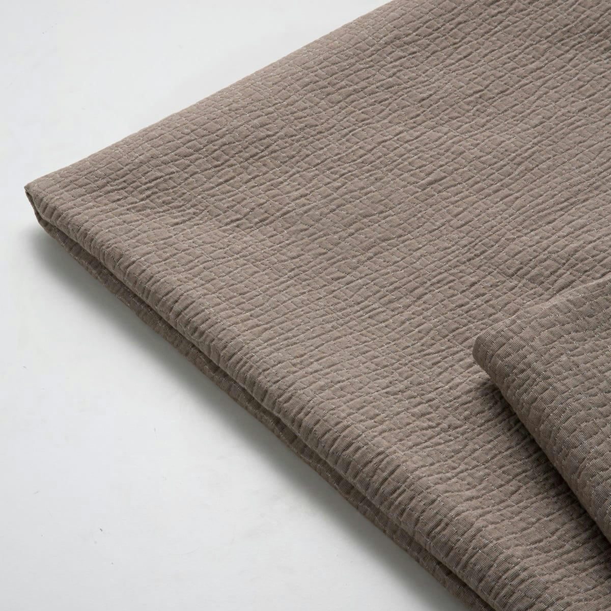 TERRE - Couvre lit en coton marron 250x270