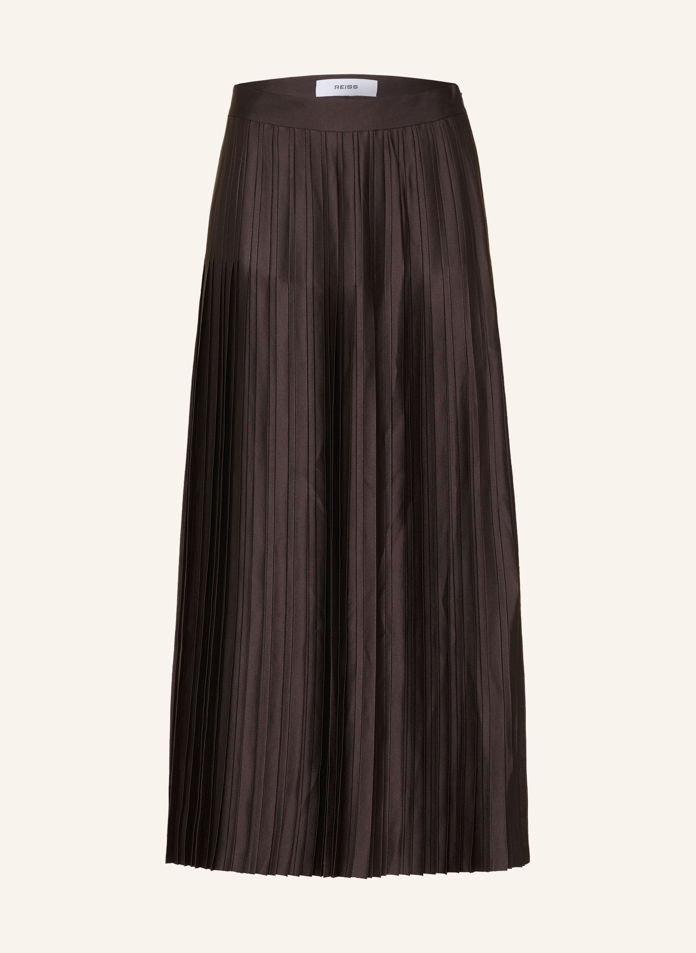 REISS Plisseerock SAVANNAH