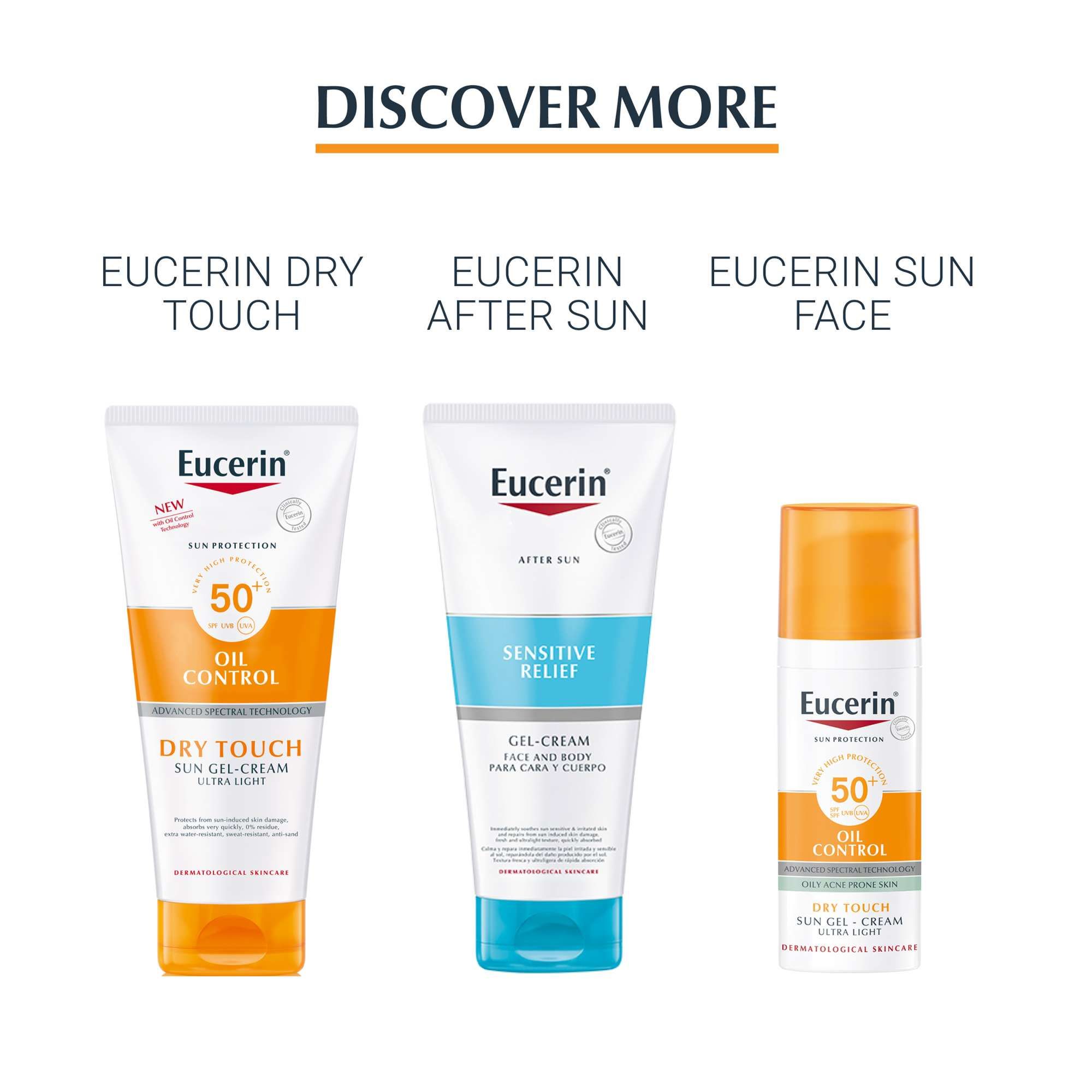 Eucerin Gel Cream Dry Touch SPF50  200ml