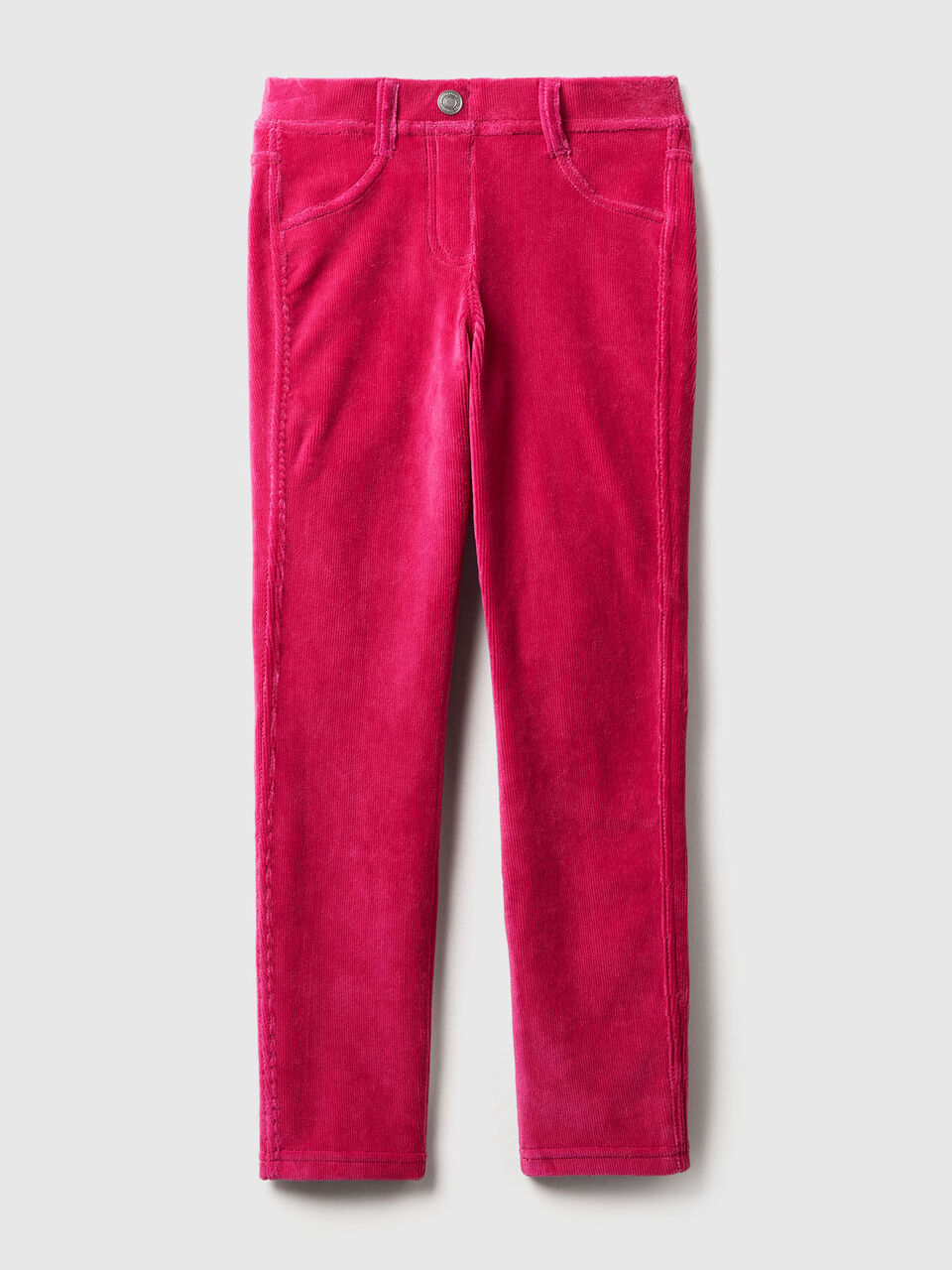 Super skinny chenille trousers